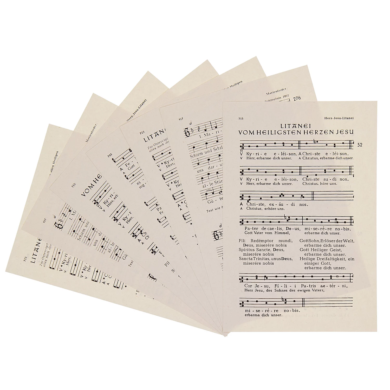 buttinette Papier musique ""notes"", 11 x 16,5 cm, 40 feuilles