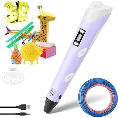 3D-Stift für Kinder, 3D-Druckstift mit Filament, LCD-Druck, Temperaturregelung, Lila Image