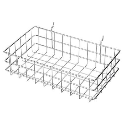 MARLIN STEEL WIRE PRODUCTS 923-12 Rectangular Storage Basket, 1-3/8 in Opening