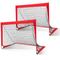 Hengda - swanew Porta da calcio pieghevole Set di 2. rete da calcio portatile Mini porta da calcio