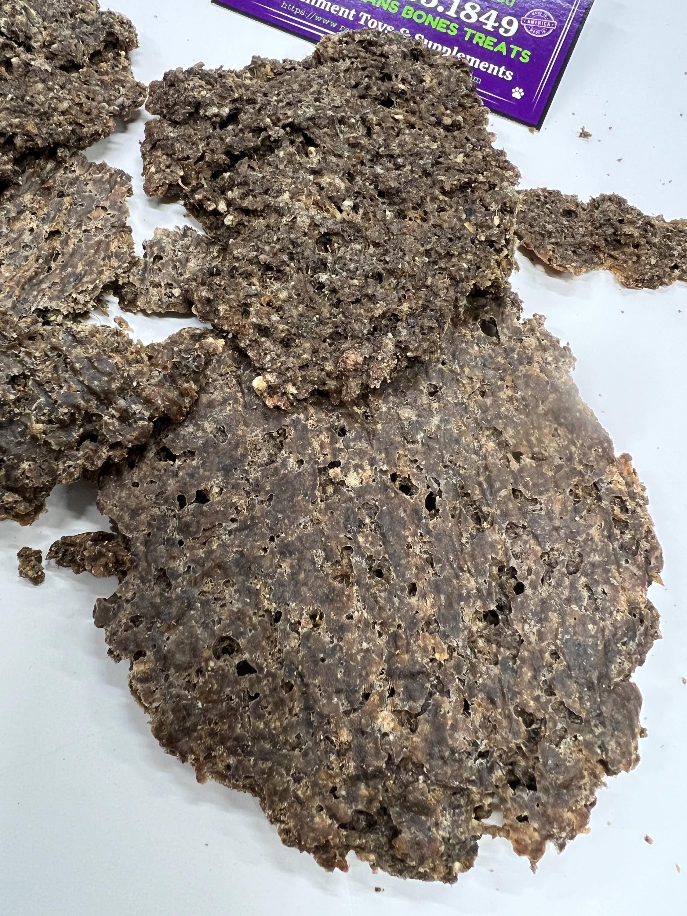 TRIPPA DI MANZO VERDE, sacchetto da 5 oz. di trippa di mucca disidratata completamente naturale per animali domestici