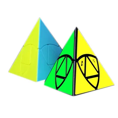 QiYi Mofangge Klee Münze Tetraeder Pyramide Zauberwürfel Neueste Klee Zauberwürfel Seltsame Form Zauberwürfel Spielzeug kinder Geschenk Image