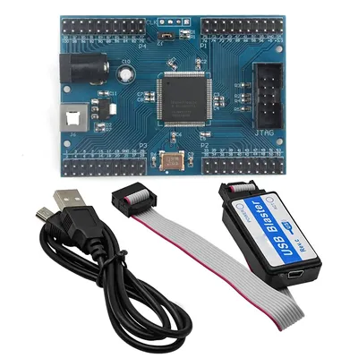 diymore Max II EPM240 CPLD Entwicklungsboard Lernplatine USB Blaster Mini-USB-Kabel 10-poliges JTAG-Verbindungskabel Elektronik Image