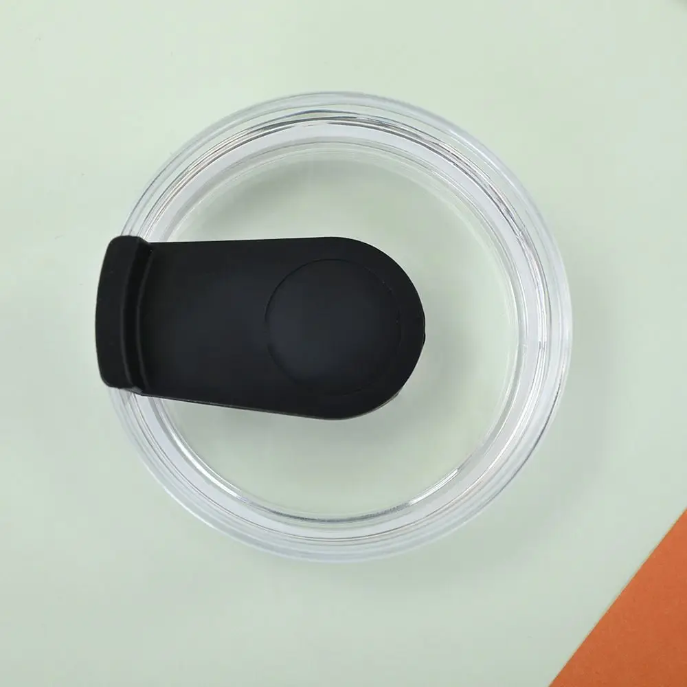 Becher, 30 Unzen, verschließbare Flaschenabdeckung, spritzwassergeschützt, einfarbige Kunststoff-Ersatzdeckel für Tyeso/Tumber Cup Cap Therms Cup Image