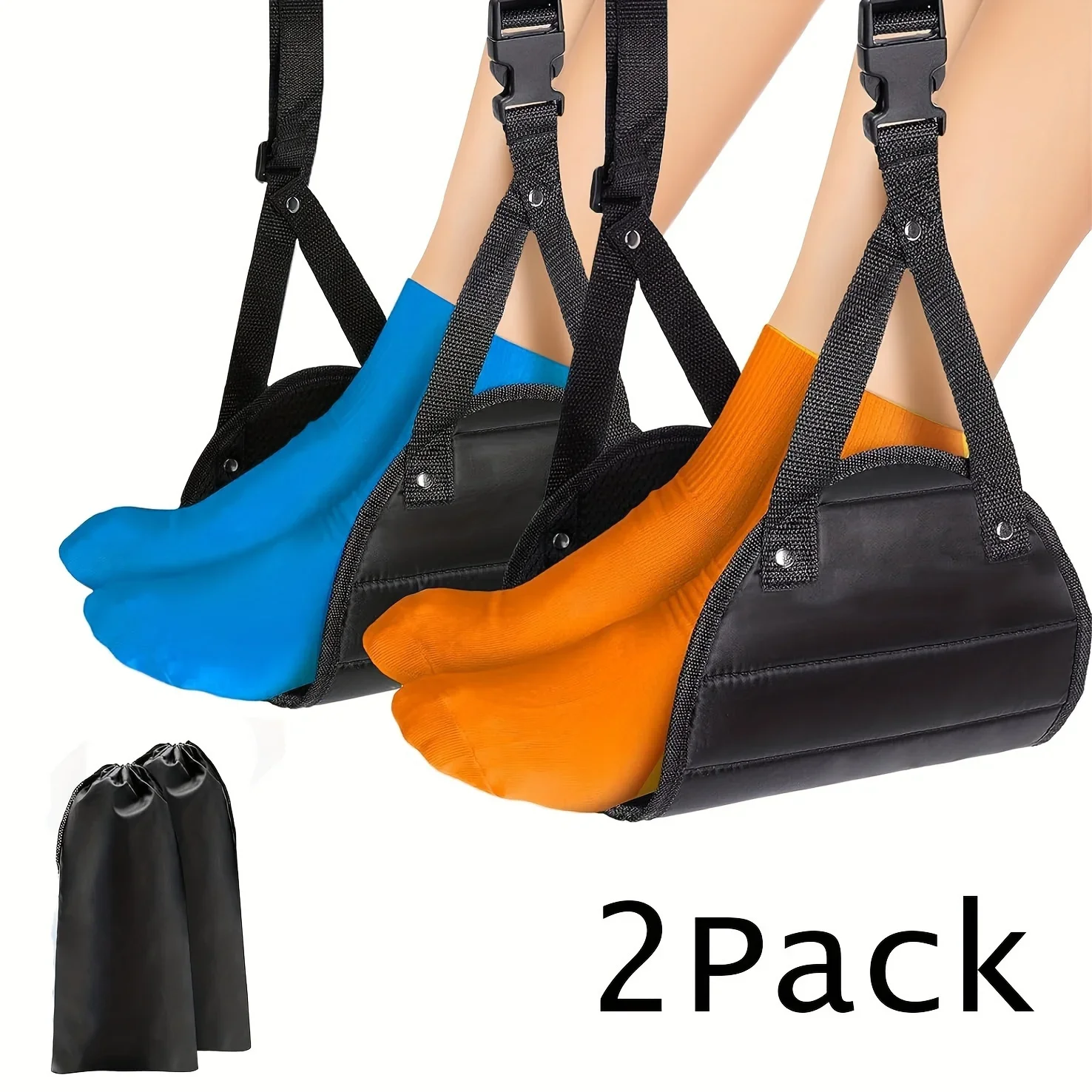 1pc/2pcs Neue Reise Hängematte Büro Hängematte mit Flugzeug und High-speed-Schiene Fußstütze Hängematte Fuß Stepping reise Artefakt