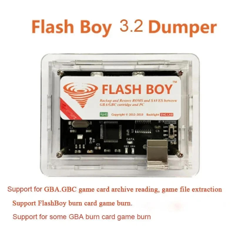 Flash Boy 3,2 Zyklon Dumper Für GameBoy GBC GBA ROMS Spiel Patrone Flasher Dumper USB Unterstützung Game Boy Kamera Recorder Brenner Image