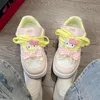 Mädchen süße Hello Kitty Sportschuhe Anime Sanrios Kawaii Cartoon rosa Freizeitschuhe süße Schuhe mit dicken Sohlen süße Studentenschuhe