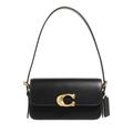 Coach Crossbody Bags - Refined Calf Leather Zoe Shoulder Bag - Gr. unisize - in Schwarz - für Damen - aus Leder & Textil & Leder & Leder