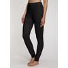 Loungepants FRENCH CONNECTION, Damen, Gr. 48/50, N-Gr, schwarz, Obermaterial: 70% Viskose, 25% Polyamid, 5% Elasthan, unifarben, bestickt, modisch, figurbetont lang, Hosen, schmale sportive Form, weich fließend