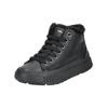 Sneaker GEOX "Geox Sneaker Leder/Synthetik", Gr. 37, schwarz, Leder, Synthetik, casual, Schuhe