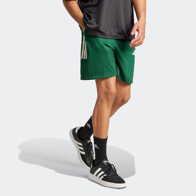 Shorts ADIDAS SPORTSWEAR "M TIRO CB_NP SH", Herren, Gr. S, N-Gr, dunkelgrün, collegiate burgundy, weiß, Obermaterial: 100% Polyester, sportlich, Hosen Image