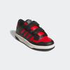 Klettschuh ADIDAS SPORTSWEAR "RAPID COURT KIDS", Gr. 29, core schwarz, collegiate rot, core weiß, Synthetik, sportlich, Schuhe