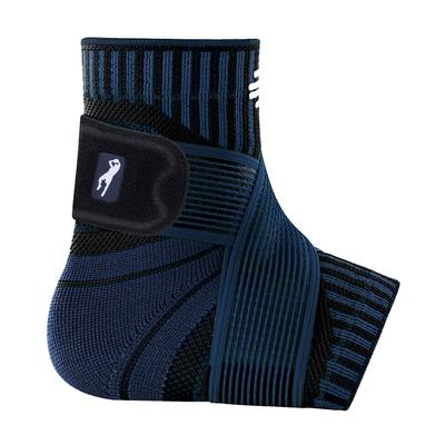 Sprunggelenkbandage BAUERFEIND "Sports Ankle Support links", Herren, Gr. M, blau (navy), Obermaterial: 57% Baumwolle, 41% Polyester, 2% Elasthan, Bandagen