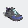 Wanderschuh ADIDAS TERREX "TERREX AX4R", Kinder, Gr. 39, grau four, matte silber, semi flash aqua, Textil, Synthetik, sportlich, Schuhe