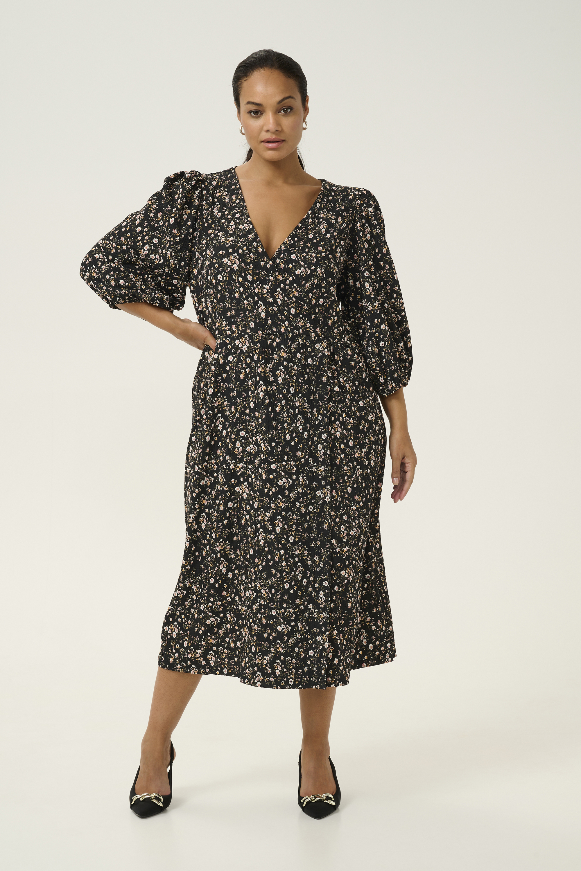 Jerseykleid Regular fit black multi Image