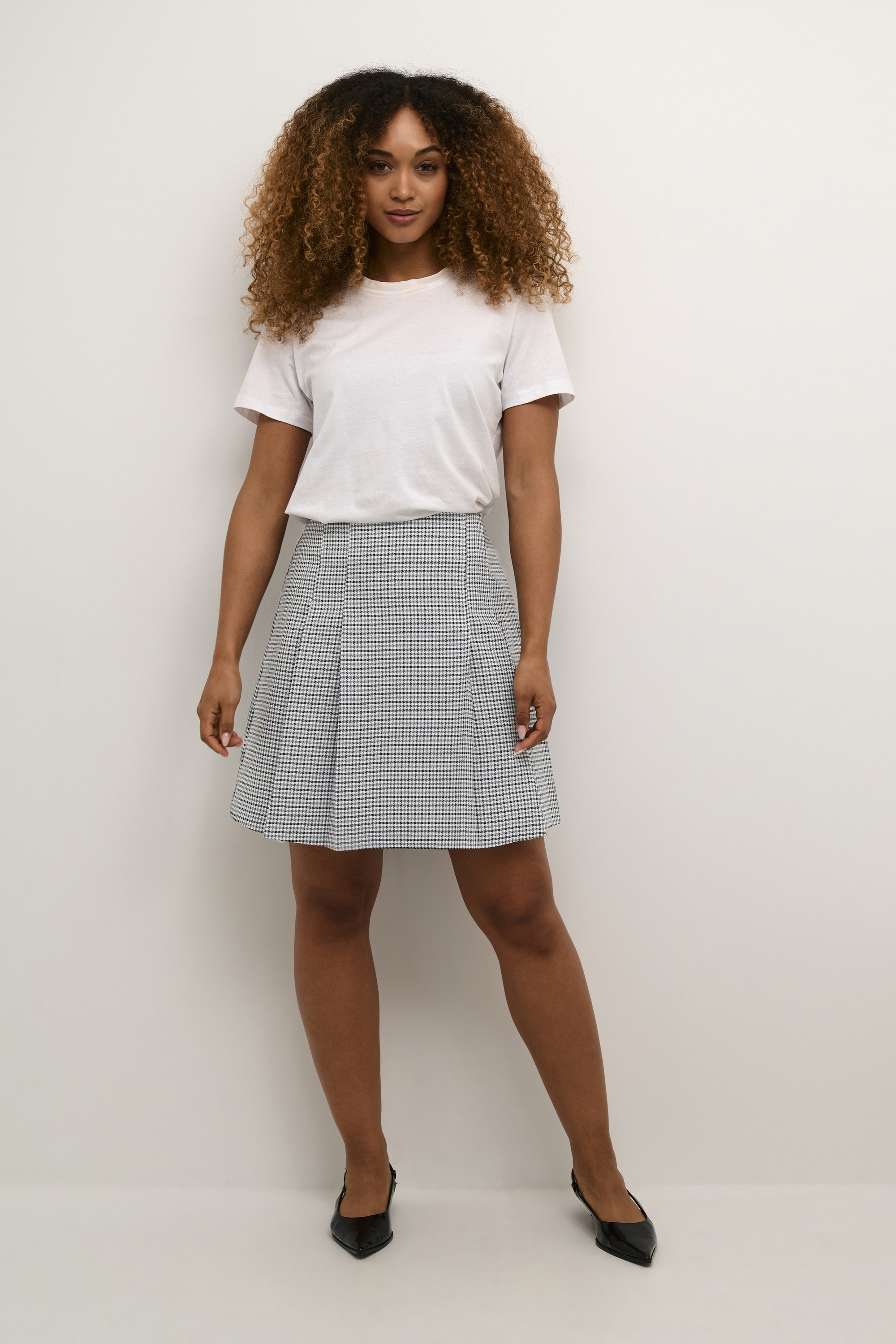 Rock A-shape Black/White Check black offwhite Image