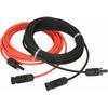 Solarpanel-Verlängerungskabel mit MC4-Stecker, Paar Rot + Schwarz, 14 awg, 4 Meter – rw