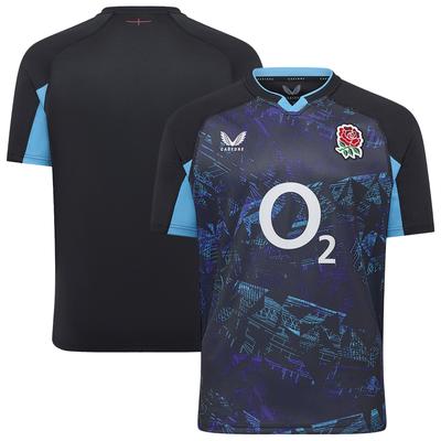 England Rugby Alternate Replica-Trikot 2025/26 – Schwarz – Herren Image