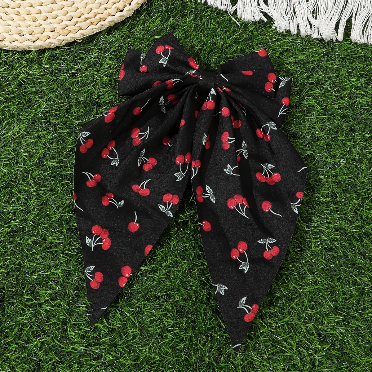 Floral Bogen Haarspange Für Frauen Einfache Sommer Süße Haar Clip Koreanische Kopfbedeckung Haar Zubehör Damen Dating Styling Zubehör Image