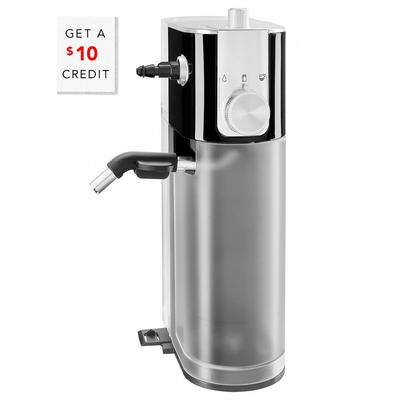 KitchenAid Kitchenaid Metal Automatic Black Milk Frother Attachment For Espresso Machine$10 Credit With $10 Credit