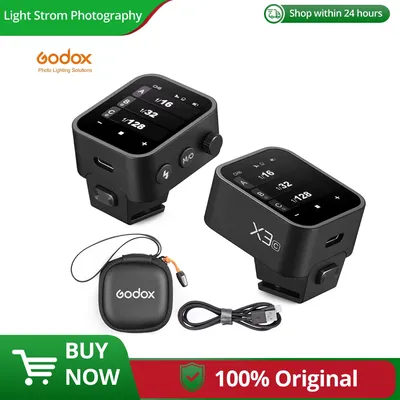 Godox X3 TTL HSS 2.4G Wireless Flash Trigger OLED Touch Screen Transmitter Quick Charge for Canon Nikon Sony Fujifilm Leica