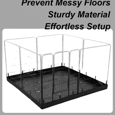 Dog Pen Mat Heavy Duty Large Dog Playpen Mat Pet Exercise Run Enclosure Fence Mat Waterproof Oxford Cloth Pet Cage Mat Pet Suppl