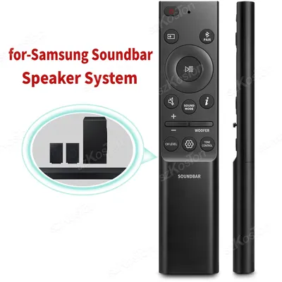 Soundbar-Fernbedienung für Samsung Soundbar-Lautsprechersystem, Ersatz-Surround-Sound-Fernbedienung für Samsung Audio Home Theater