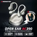 Auricolari a conduzione aerea Monster Open Ear AC390 360 ° Cuffie stereo Bluetooth 6.0 Cuffie sportive con cancellazione del rumore per chiamate DNC