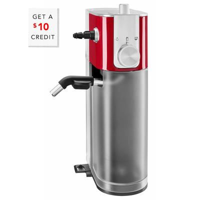 KitchenAid Kitchenaid Metal Automatic Red Milk Frother Attachment For Espresso Machine$10 Credit With $10 Credit