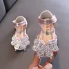 Neue Pailletten Strass Prinzessin Schuhe Hochzeit Party Mädchen Schuhe Mode Kinder Dance Performance Schuhe Silber Rosa Schwarz G527