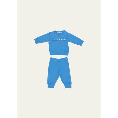 Moncler Kid's Logo-Print Sweatshirt & Joggers Set