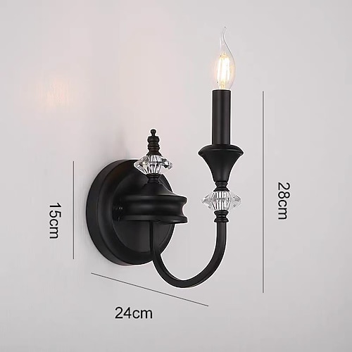 Wandleuchten schwarz Goldene 1-flammige Wandleuchte, moderne Wandleuchten, Bauernhaus-Wandleuchten mit klarem Glasschirm, Wandleuchten für Wohnzimmer, Schlafzimmer, Treppe, Badezimmer, Flur, Image