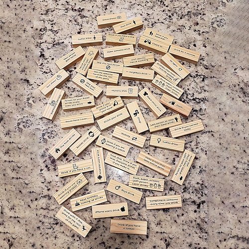 Trinkspiel - Tumbling Tower Blöcke Trinkspiel 48PS 54PS Weihnachtsgeschenk Image