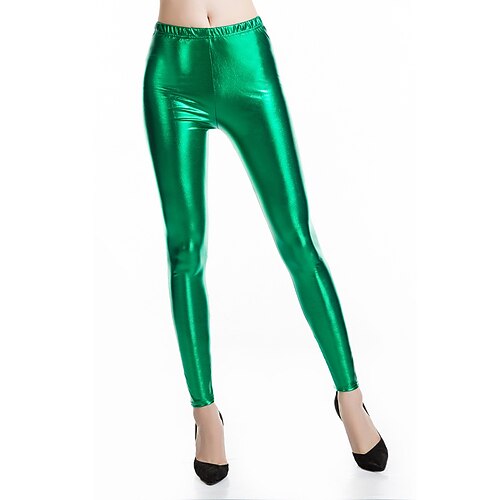 Disco-Tanzkostüme exotische Tanzkleidung Pole-Tanzhose Rüschen reine Farbe Damen Leistungstraining natürliches Polyester Image