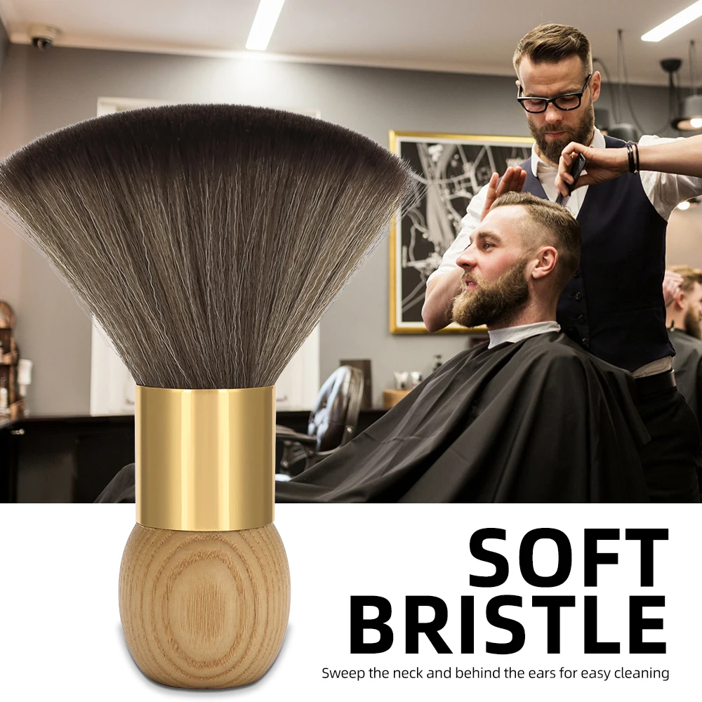Salon Spezielle Haarschnitt Werkzeug Gesicht Make-Up Pinsel Friseur Reinigung Weichen Bürste Haar Fegen Haar Pinsel Neck Pinsel Barber Werkzeuge Image