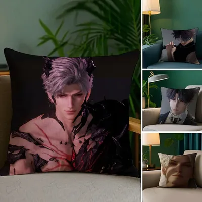 Heißer Spiel Liebe Und Deepspace Anime Kissen Fall Anti-dustmite Kissenbezug Unsichtbare Zipper Seidige Kurze Plüsch Sofa Kissen Abdeckung Image