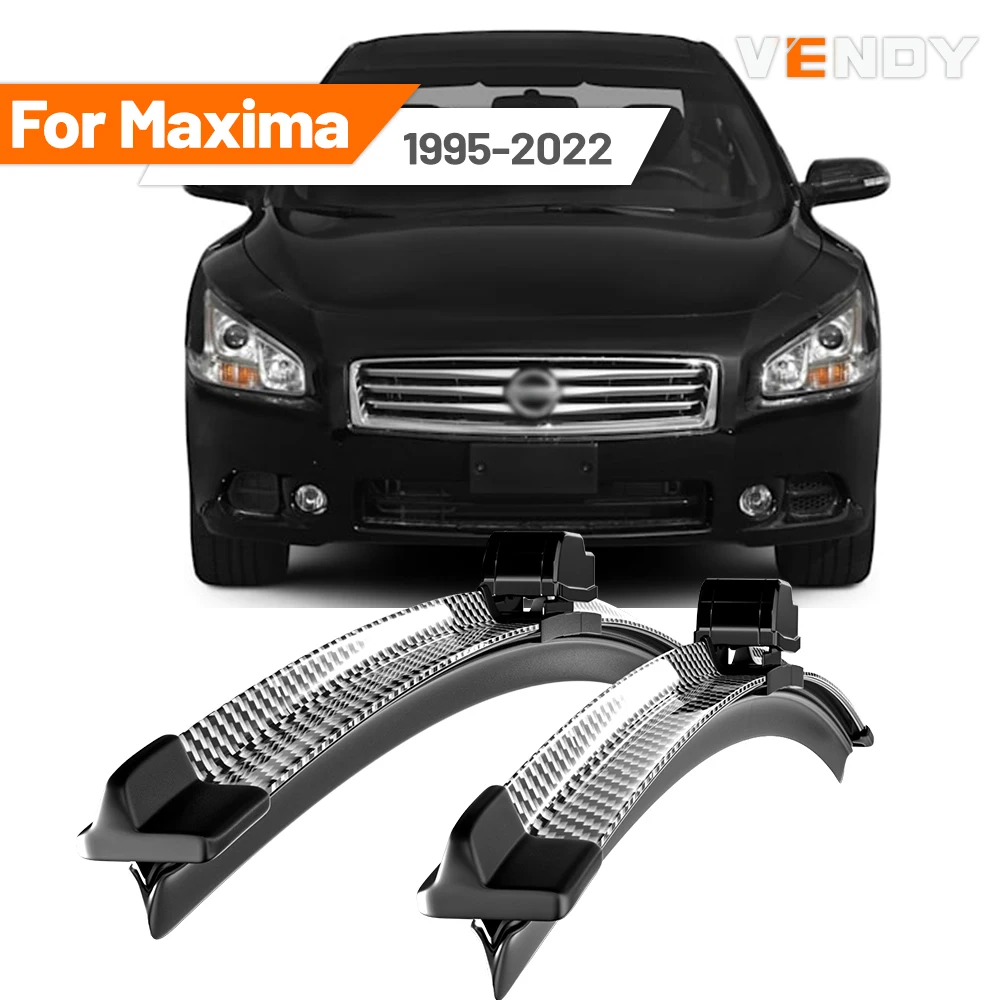 Für Nissan Maxima A32 A33 A34 A35 A36 1995-2022 2003 2008 2009 2014 2015 2 stücke Frontscheibe Wischer klingen Scheibenwischer Image