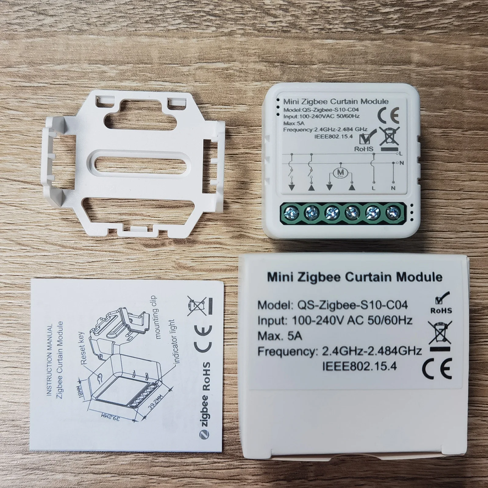 Tuya Smart ZigBee WiFi Schalter Modul Dimmer Vorhang Schalter Smart Life App Fernbedienung Funktioniert mit Alexa Google Home Image