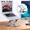 Oulylan Klappbarer Notebook-Halter mit Kühlkörper, Aluminiumlegierung, Laptop-Ständer, Desktop-Höhenerhöhung, Laptop-Halterung, 11–17 Zoll