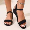 Neue Sommer frauen Sandalen Modische Offene spitze Keil Casual Schuhe Frauen Plus Größe Keil High Heel Sandalen Peep Toe weibliche 35-42