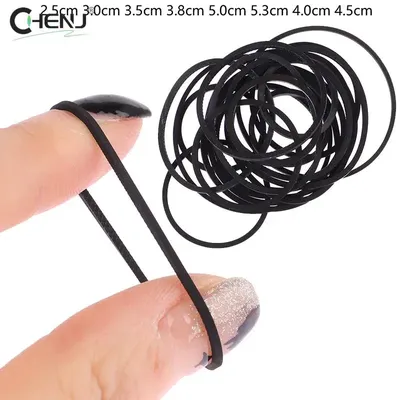 20Pcs Mix Cassette Tape Replacement Rubber CD DVD Cassette Tape Recorder Turntable Strap Belt For CD-ROM Video Machines