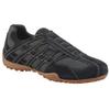 Slipper GEOX "U SNAKE ORIGINAL", Herren, Gr. 45, blau (navy), Veloursleder, Nubukleder, casual, Schuhe, Freizeitschuh, Sneaker mit Geox Spezial Membrane