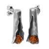Paar Ohrstecker OSTSEE-SCHMUCK "Ostsee-Schmuck Ohrstecker Hedi-Sarah Vicenca", weiß, Ohrringe, Damen, 26 x 9mm, Silber 925 (Sterlingsilber)