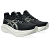 Laufschuh ASICS "GEL-NIMBUS 27", Gr. 40,5, schwarz, lake grau, Textil, sportlich, Schuhe