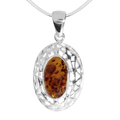 Kette mit Anhänger OSTSEE-SCHMUCK "Ostsee-Schmuck Kette mit Anhänger Vara Kette mit Anhänger Vara" Gr. 50, silber (silberfarben), Halsketten, Damen, 50cm, Silber 925 (Sterlingsilber), L: 42cm Image