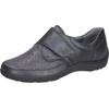 Klettschuh WALDLÄUFER "HENNI-Soft", Damen, Gr. 7,5 (41), blau (nachtblau), Nubukleder, Textil, klassisch, Schuhe, Halbschuh, Bequemschuh in Komfortweite H (= sehr weit), mit Orthotritt