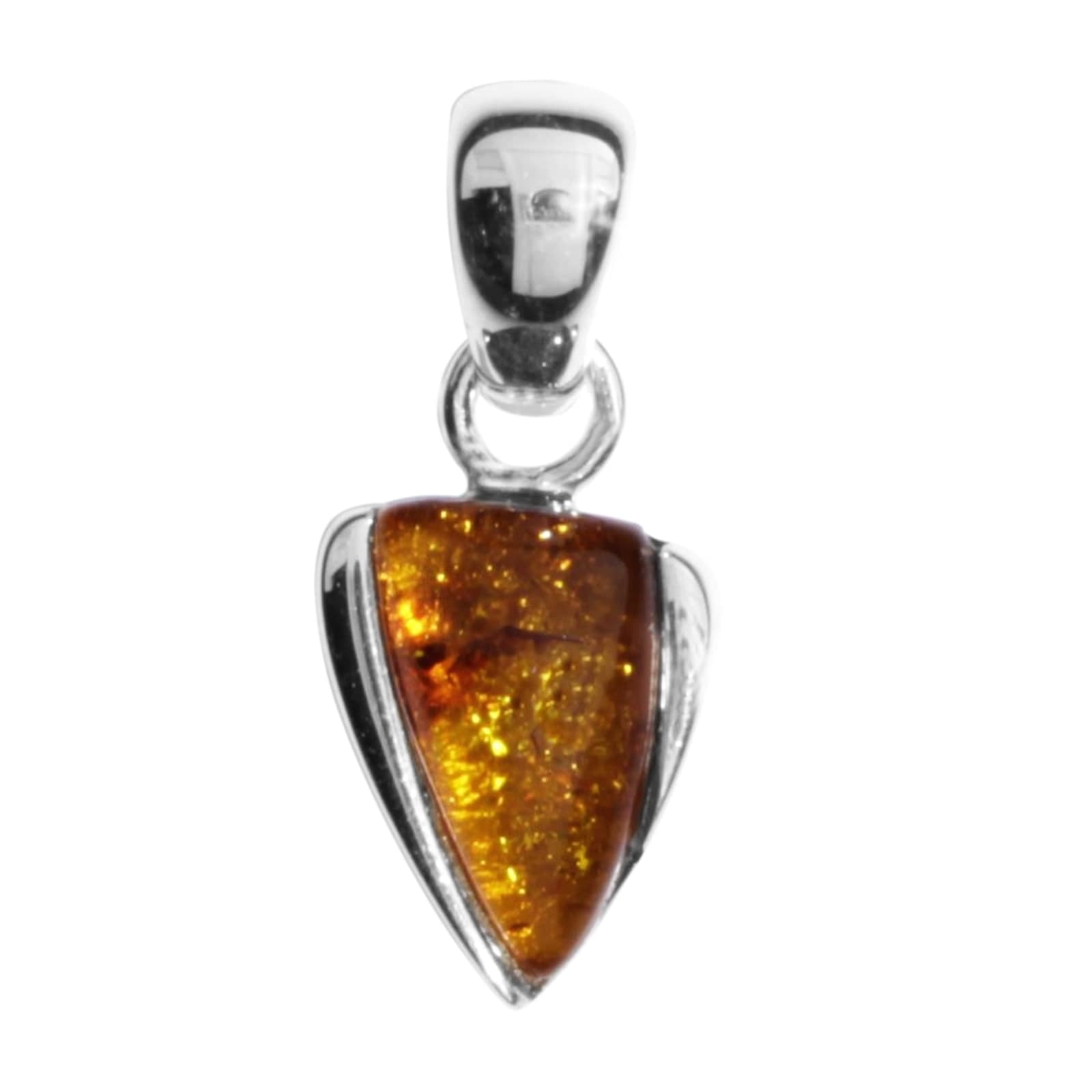 Kettenanhänger OSTSEE-SCHMUCK "Ostsee-Schmuck Anhänger Lara Anhänger Lara", weiß, Schmuckanhänger, Damen, 19 x 9mm, Silber 925 (Sterlingsilber), 1 g, Kettenanhänger