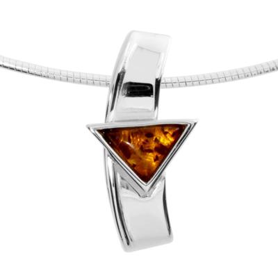 Halsreif OSTSEE-SCHMUCK "Ostsee-Schmuck Halsreif mit Anhänger Gleiter-Ingiara" Gr. 45, silber (silberfarben), Halsketten, Damen, 45cm, Silber 925 (Sterlingsilber), L: 42cm Image