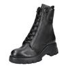 Schnürstiefelette PAUL GREEN "Paul Green Stiefelette Glattleder", Damen, Gr. 37,5, schwarz, Glattleder, casual, Schuhe