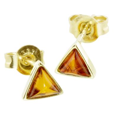 Paar Ohrstecker OSTSEE-SCHMUCK "Ostsee-Schmuck Ohrstecker Classic 5x5x5 mm", gelb, Ohrringe, Damen, 5 x 5mm, Gelbgold 333 Image